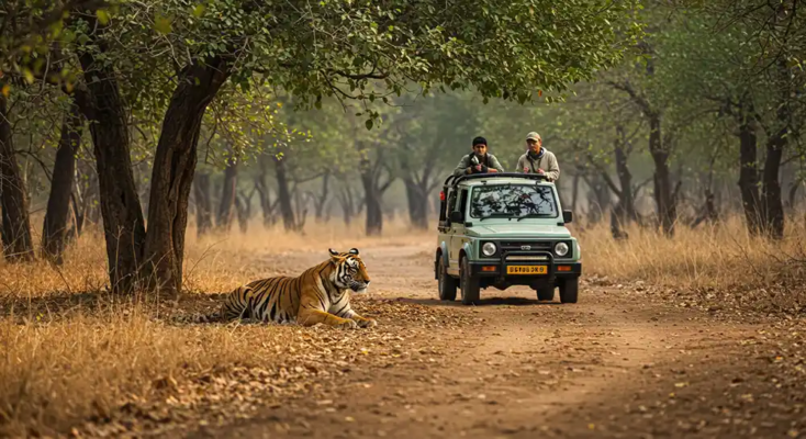 safari in kishanpur wildlife sanctuary