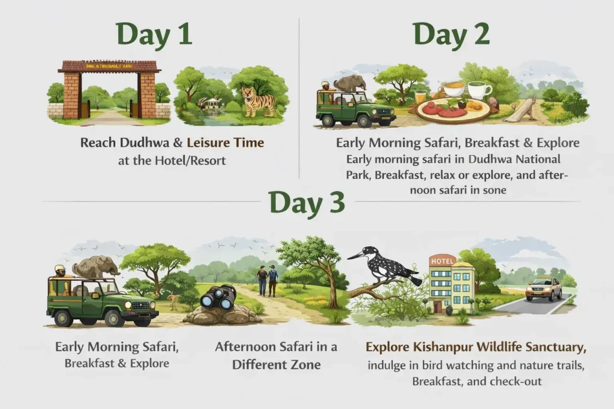 dudhwa national park itinerary
