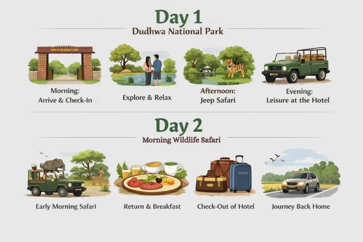 dudhwa national park itinerary